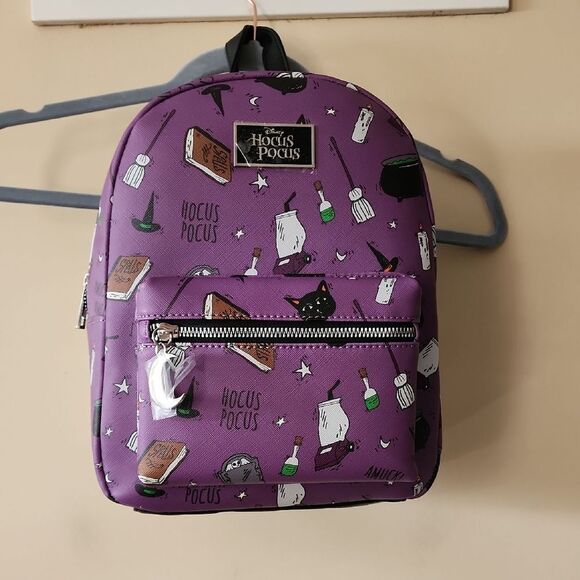 DISNEY HOCUS POCUS MINI BAG PURPLE  NWT Backpack - Purple - Picture 1 of 5